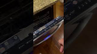 Entering diagnostic mode on the kitchenaid KDTM354DSS3 dishwasher [upl. by Enneira38]