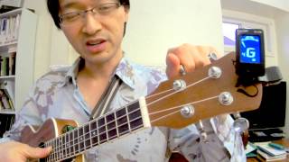 How to tune your ukulele with a clip on tuner [upl. by Eelirrem908]