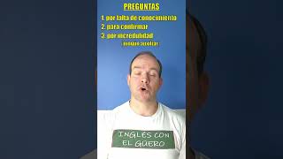 Cómo formar PREGUNTAS en inglés [upl. by Lotsirhc]