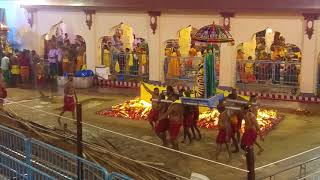 Firewalking 2017  Deities procession to fire pit  Sri Mariamman Temple [upl. by Aniles]