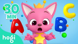 ABC Song with Balloons and More｜Nursery Rhymes｜Learn ABC｜Hogi Pinkfong [upl. by Eliga]