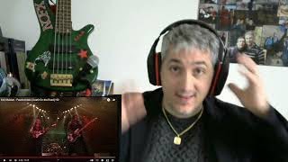 Iron Maiden Paschendale Live reaction Part 2 Punk Rock Head singer and bass player James Giacomo [upl. by Annawad]