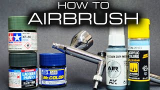 New to airbrushing Beginners guide to painting scale models [upl. by Philbrook]