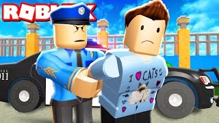 DENIS GETS ARRESTED IN ROBLOX [upl. by Enilrahc]