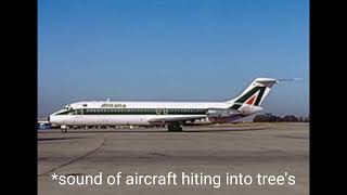 alitalia 404 cvr reconstruction with subtitles [upl. by Haroppiz]