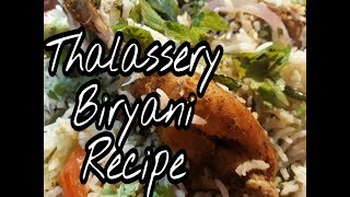 Thalassery Chicken Dum Biryani  Quick Biryani recipe [upl. by Lavicrep]