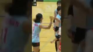 Jia Morado FIRST POINT For Denso Airybees volleyball creamlinecoolsmasher jiamorado denso [upl. by Eeramit842]