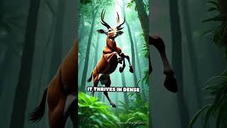 Bongo vs Sitatunga Natures Antelope Duel [upl. by Epner]