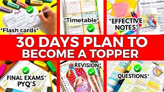 30 Days Strategy to Cover full syllabus🔥 Accept this CHALLENGE to score 98✅ Study Tips For Exam🔥 [upl. by Anselmo]