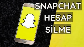 Snapchat Hesabı Silme Snapchat Hesap Kapatma [upl. by Ena925]