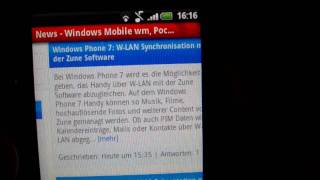 Android App Opera Mini 51 auf dem HTC Wildfire von pocketpcch [upl. by Sairacaz209]