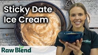 How to make Sticky Date Ice Cream in a Vitamix Blender  Recipe Video [upl. by Vevina]