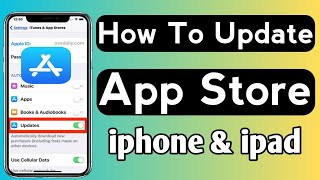 How To Update App Store on iphone  App Store Update on iphone  App store  ios 17  iphone [upl. by Euqinehs]