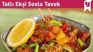 Tatlı Ekşi Soslu Tavuk Tarifi 🥢 Uzak Doğu Yemekleri BenBunuYerim [upl. by Gerianna]