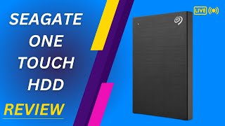 Seagate One Touch HDD with Password 2TB External Hard Drive Review [upl. by Evets]