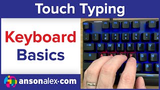 Typing Tutorial Beginner Keyboard Skills [upl. by Llennaj555]