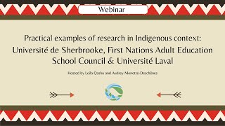 First Nations Adult Education School Council​ FNAESC Université de Sherbrooke amp Université Laval [upl. by Broder]