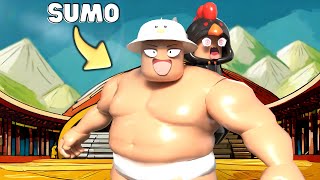 SONO DIVENTATO CAMPIONE DEL MONDO DI SUMO SU ROBLOX [upl. by Notfa]