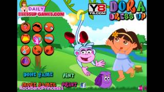 Dora The Explorer Online Games Dora Dress Games [upl. by Aynatal]