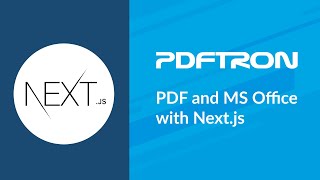 Integrating PDF and DOCX Viewing and Editing into Nextjs using WebViewer [upl. by Brower]