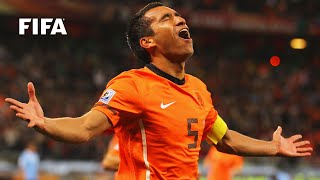 Giovanni van Bronckhorst goal vs Uruguay  ALL THE ANGLES  2010 FIFA World Cup [upl. by Evot]