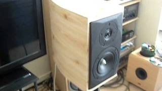 DIY bookshelf speakers sonus faber likeScanspeakTangband [upl. by Aciraj]