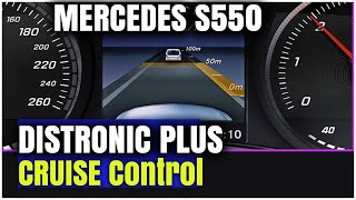 Distronic Plus Cruise Control on a Mercedes Benz S550  How To Active and Use Distronic Plus [upl. by Kam]