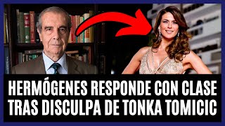 ¡CON CLASE Hermógenes RESPONDIÓ a Tonka Tomicic tras aparecer DISCULPÁNDOSE por censurarlo [upl. by Mikeb]