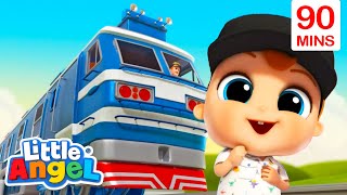 Choo Choo Train Song  Job and Career Songs  LittleAngel Nursery Rhymes for Kids [upl. by Calia926]