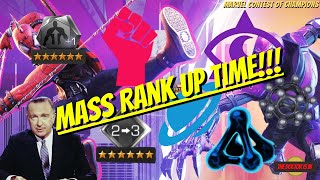 Mass Rank Up Time New MCOC 6 Stars To Rank 3 Who Will It Be mcoc rankup [upl. by Notnad475]