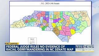 Federal judge rules no evidence of racial gerrymandering in NC Senate map [upl. by Alleb]