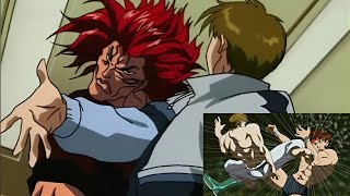 Yuu Amanai SLAPS Yujiro AND Minoru Yamamoto DUBBED Baki Hanma HD 😱❤️🤯💯🤣🔥🍿🥳😇👌 [upl. by Ahsienel]