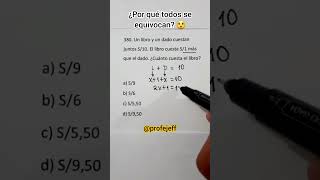 ¿Cuál es tu respuesta fypシ゚viral disfrutalasmatematicas matematicasfaciles profejeff [upl. by Everick]