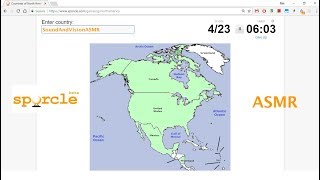 ASMR  Whispered Countries of the World Sporcle Geography Quizzes [upl. by Osugi]