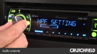 Pioneer DEHX5500HD Car Receiver Demo  Crutchfield Video [upl. by Yenar]