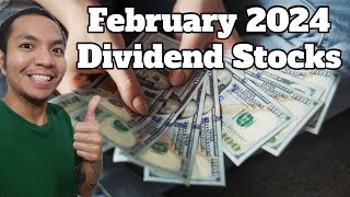 February 2024 Dividend Paying Stocks [upl. by Sabra]