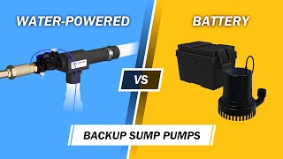 WaterPowered vs Battery Backup Sump Pumps [upl. by Schreib67]