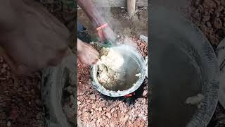 How we prepare ugandan fufu amp ugalivillage cooking channel viral shorts [upl. by Magocsi183]