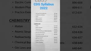 CDS 2022 Syllabus  CDS preparation 2022 [upl. by Korff]