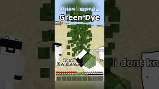 How To Get Every Dye in minecraft [upl. by Wolfram]