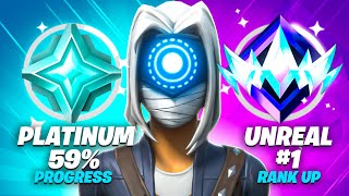 Platinum To Unreal Speedrun Fortnite Ranked [upl. by Celene424]