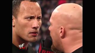 The Rock amp Stone Cold Promo Before Survivor Series 121101 [upl. by Yentirb]