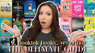 the ultimate guide to booktok books 📖 worth it or not 🎀✨ [upl. by Ahsilef]