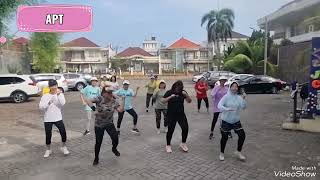 APT  Rose amp Bruno Mars  Demo by Vivian 💃 Tiktok Viral  Zumba Dance  Dance Fitness [upl. by Averell]