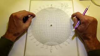 Plotting planar geologic structures as poles on a stereonet [upl. by Aramit431]