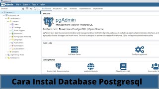 Cara Instal Postgresql Di Windows 10 Terbaru [upl. by Garibold53]