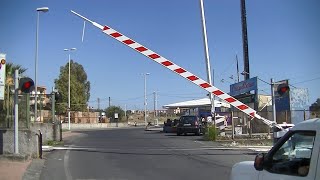 Spoorwegovergang Catania I  Railroad crossing  Passaggio a livello [upl. by Sydney800]