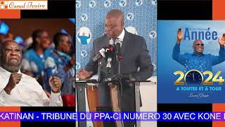 TRIBUNE DU PPACI NUMERO 30  LE DOCTEUR KONE KATINAN REPOND A COULIBALY KUIBIERT [upl. by Mirisola]