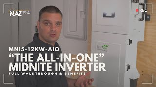 MidNite Solars MN1512KWAIO Inverter Full Walkthrough amp Benefits  NAZ Solar Electric [upl. by Acirt130]