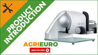 GRAEF MASTER M20 Meat Slicer with 170 mm blade  Product Overview [upl. by Naujtna760]